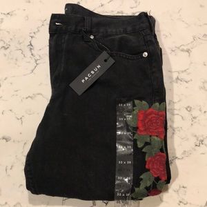 Pacsun Black Skinny Jeans Size 32 x 30